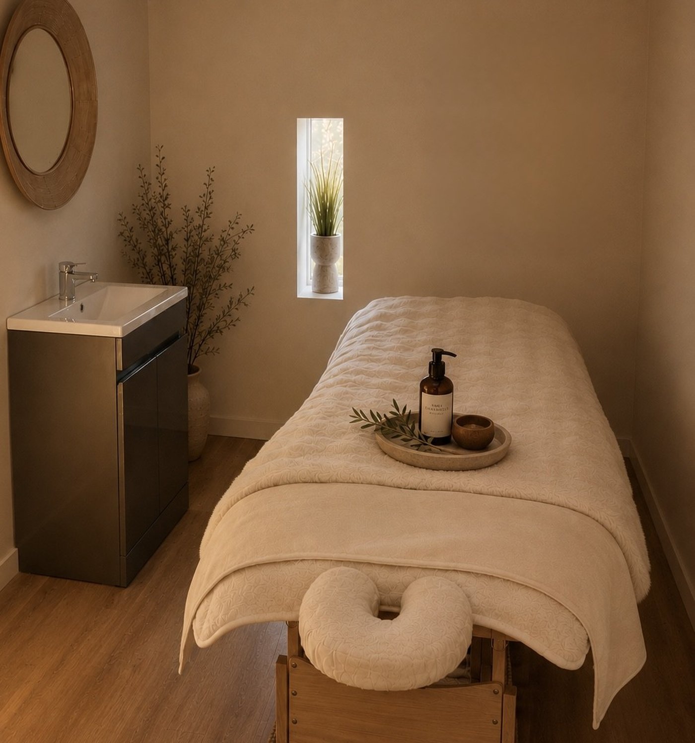 The treatment room at Lumiox in Bakewell